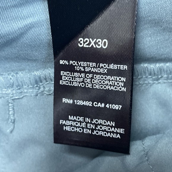 Greg Norman Men's 32x30 Performance Pants Green Polyester Spandex a2132 - Picture 6 of 9